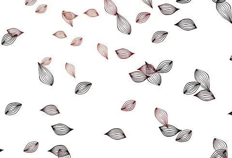 Light Red vector hand painted pattern. Stock Illustration