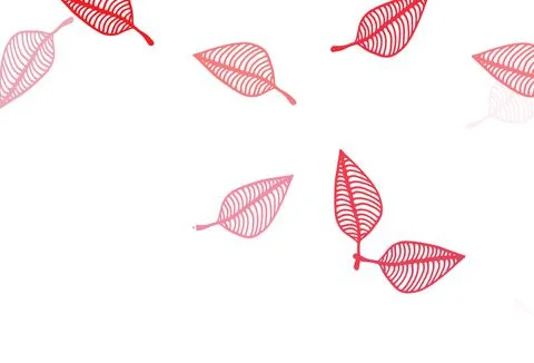 Light Red vector hand painted pattern. Stock Illustration
