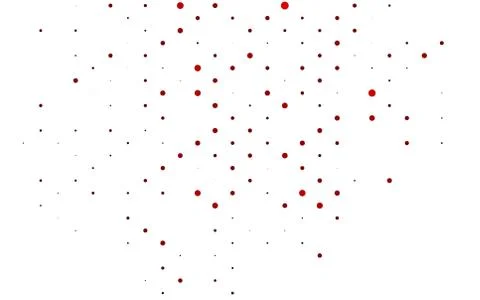 Light Red vector layout with circle shapes. Stock Illustration