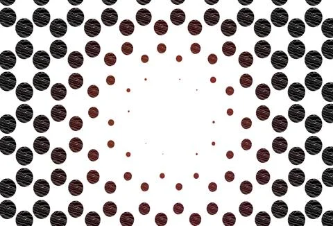 Light red vector layout with circle shapes. Ilustración de archivo