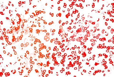 Light Red vector layout with circle shapes. Illustrazione stock