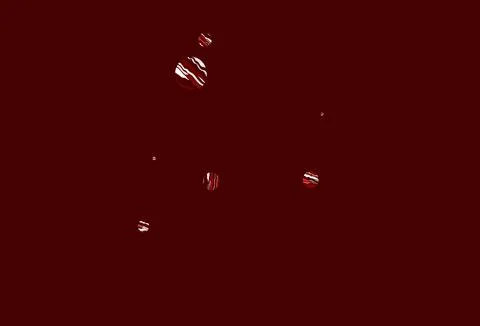 Light red vector layout with circle shapes. Illustrazione stock
