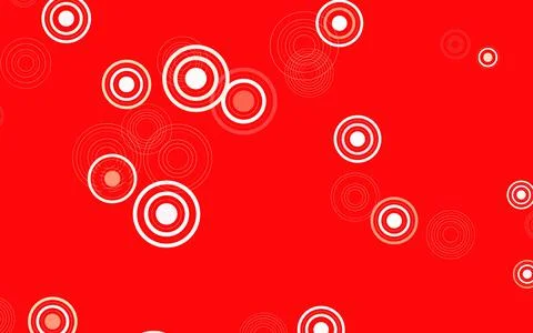 Light Red vector layout with circle shapes. Stock Illustration