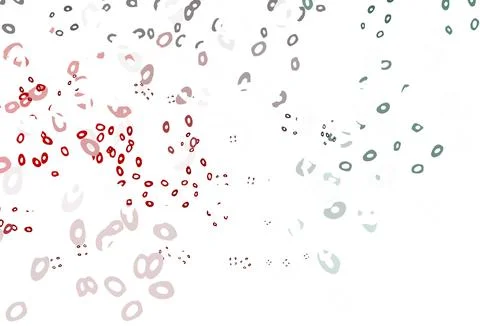 Light Red vector layout with circle shapes. Illustrazione stock