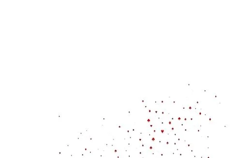 Light Red vector layout with elements of cards. 스톡 일러스트