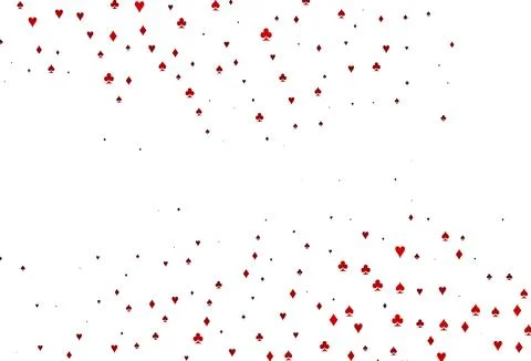 Light Red vector layout with elements of cards. 스톡 일러스트