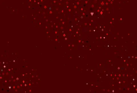 Light Red vector layout with elements of cards. 스톡 일러스트