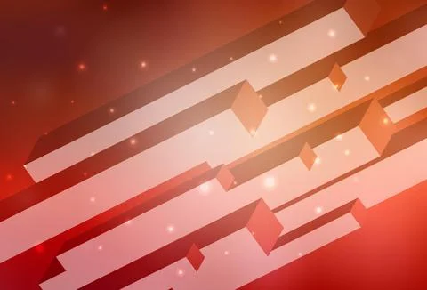 Light Red vector layout with lines, rectangles. Illustrazione stock