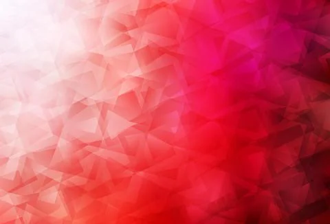 Light Red vector low poly background. Stock Illustration