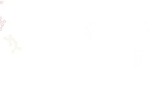 Light Red vector pattern with artificial intelligence network. Stock Illustration