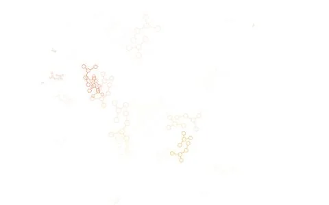 Light Red vector pattern with artificial intelligence network. Illustrazione stock