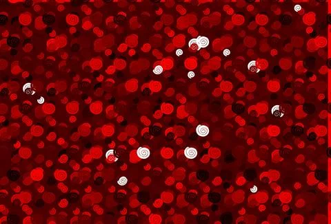 Light Red vector pattern with bent ribbons. 스톡 일러스트