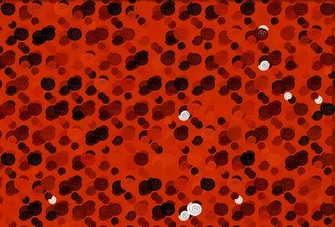 Light Red vector pattern with bubble shapes. イラスト素材