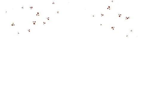 Light Red vector pattern with bubble shapes. Stock Illustration