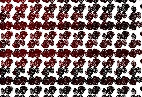 Light Red vector pattern with bubble shapes. イラスト素材