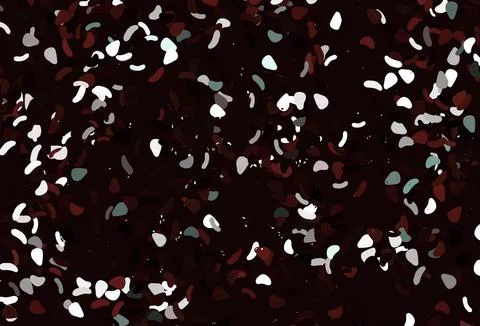Light red vector pattern with chaotic shapes. 스톡 일러스트