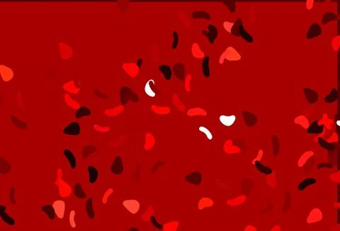 Light Red vector pattern with chaotic shapes. Stock Illustration