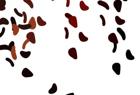 Light Red vector pattern with chaotic shapes. Stock Illustration