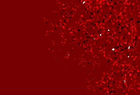 Light Red vector pattern with chaotic shapes. 스톡 일러스트