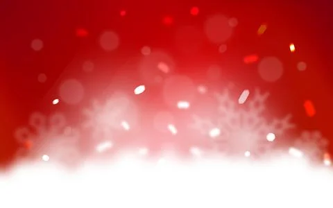 Light Red vector pattern with christmas snowflakes. Stock Illustration