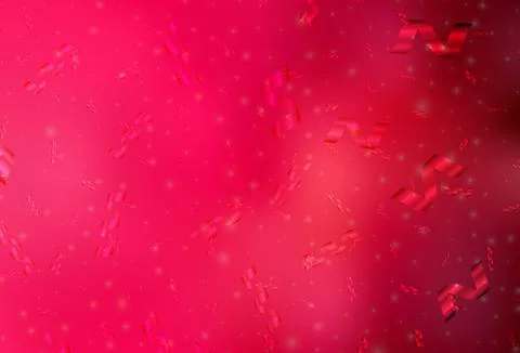 Light Red vector pattern in Christmas style. Stock Illustration