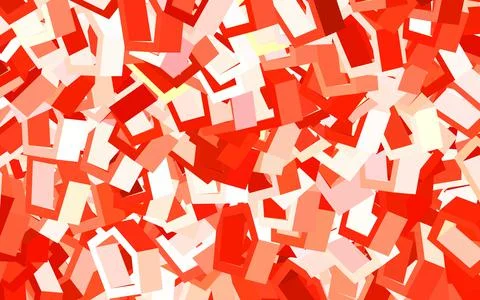 Light Red vector pattern with colorful hexagons. Illustrazione stock