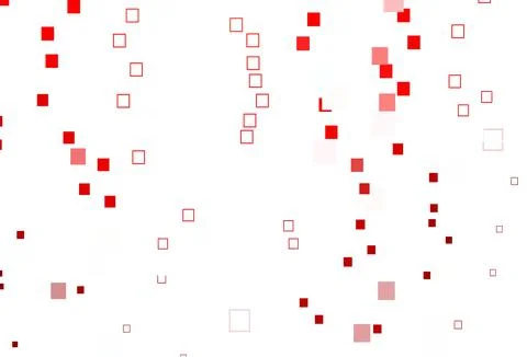 Light Red vector pattern with crystals, rectangles. Illustrazione stock