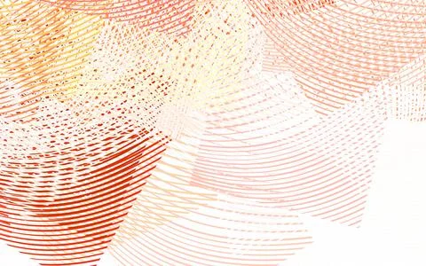 Light Red vector pattern with curved lines. Stock Illustration