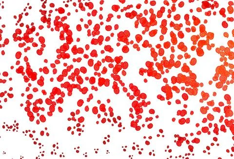 Light Red vector pattern with lamp shapes. Stock Illustration