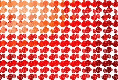 Light Red vector pattern with lamp shapes. 스톡 일러스트