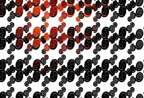 Light Red vector pattern with lamp shapes. Stock Illustration