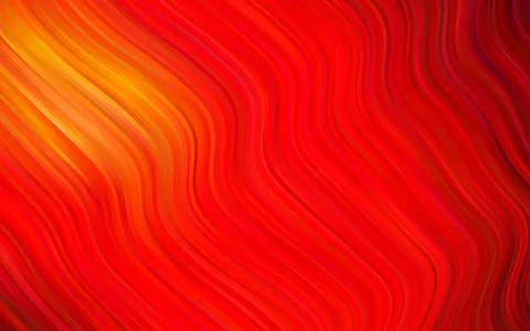 Light Red vector pattern with lava shapes. Illustrazione stock
