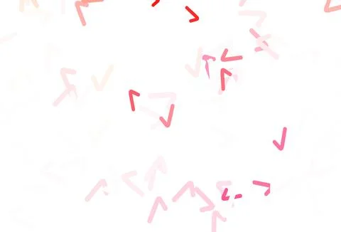 Light Red vector pattern with lines. Stock Illustration