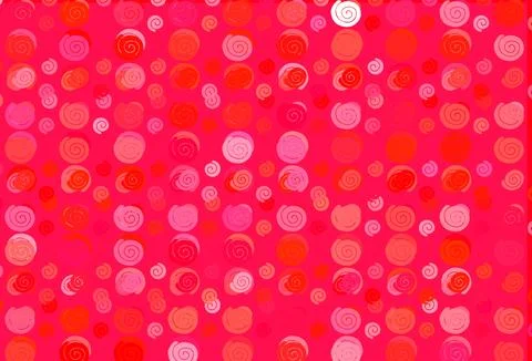 Light Red vector pattern with liquid shapes. 스톡 일러스트