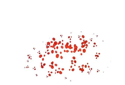 Light Red vector pattern with liquid shapes. イラスト素材