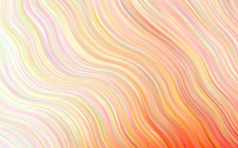 Light Red vector pattern with liquid shapes. Illustrazione stock