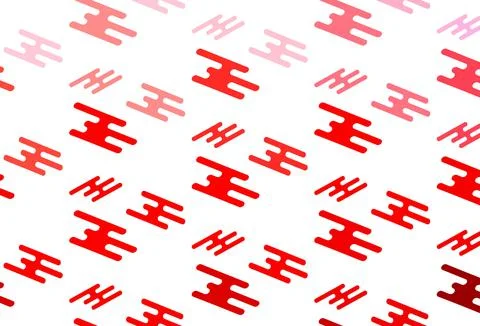 Light Red vector pattern with narrow lines. Stock Illustration