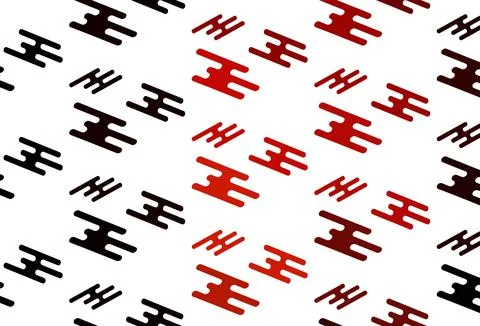 Light Red vector pattern with narrow lines. Stock Illustration