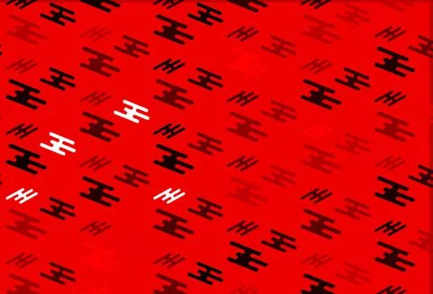Light Red vector pattern with narrow lines. Stock Illustration