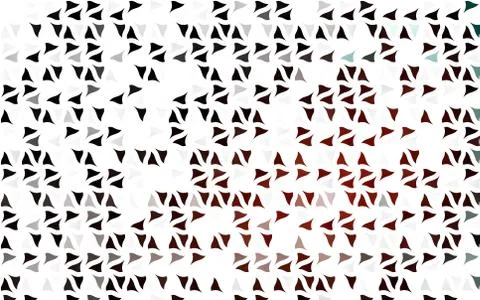 Light Red vector pattern in polygonal style. Stock Illustration