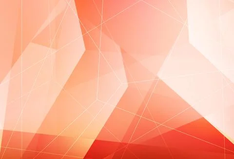 Light Red vector pattern with polygonal style. Stock Illustration