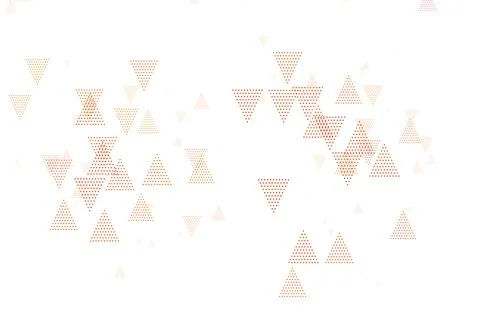 Light Red vector pattern with polygonal style with circles. 스톡 일러스트