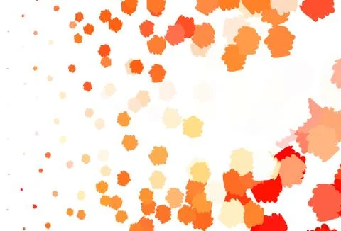 Light Red vector pattern with random forms. Illustrazione stock