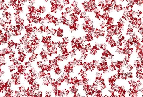 Light Red vector pattern with random forms. Illustrazione stock
