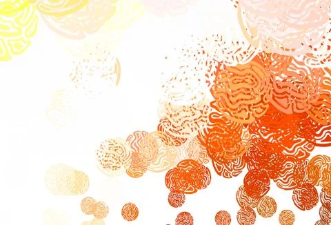 Light Red vector pattern with random forms. Stock Illustration
