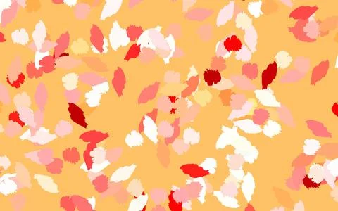 Light Red vector pattern with random forms. Illustrazione stock