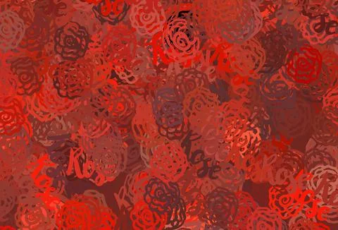 Light Red vector pattern with random forms. 库存插图