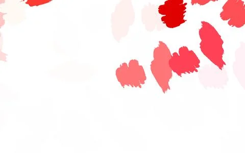 Light Red vector pattern with random forms. Stock Illustration