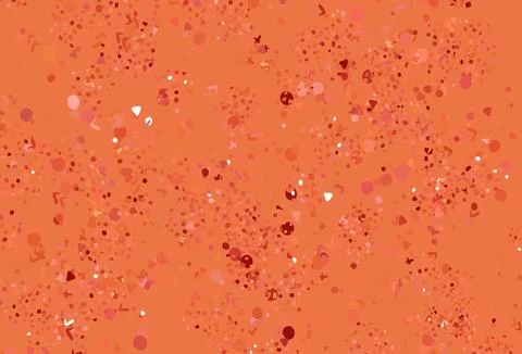 Light Red vector pattern with random forms. 스톡 일러스트