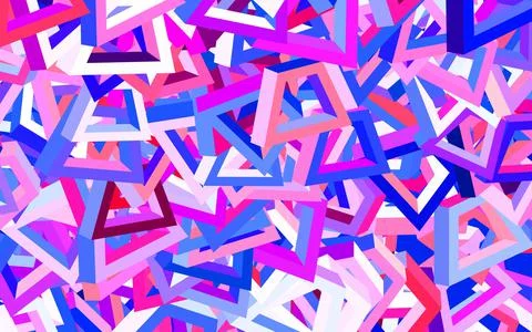 Light Red vector pattern with random forms. Stock Illustration